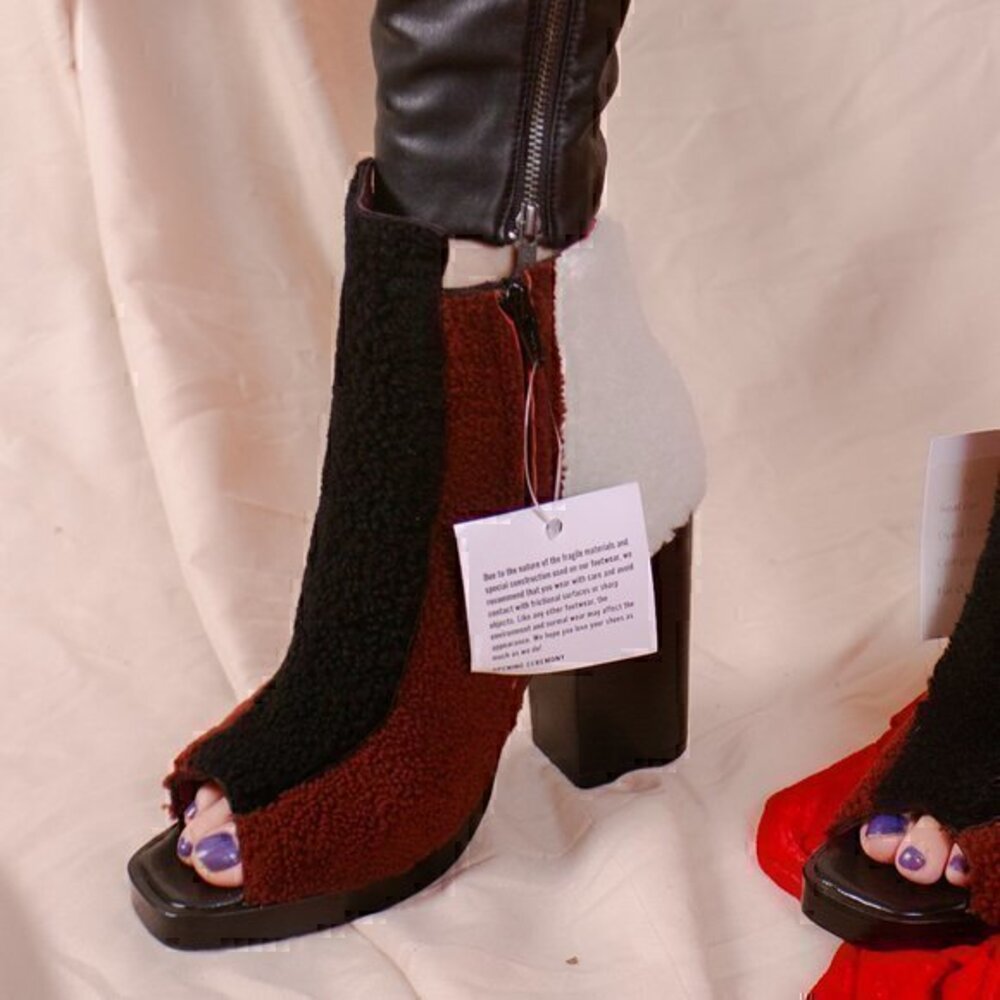 Opening Ceremony Elise Open Toe Booties